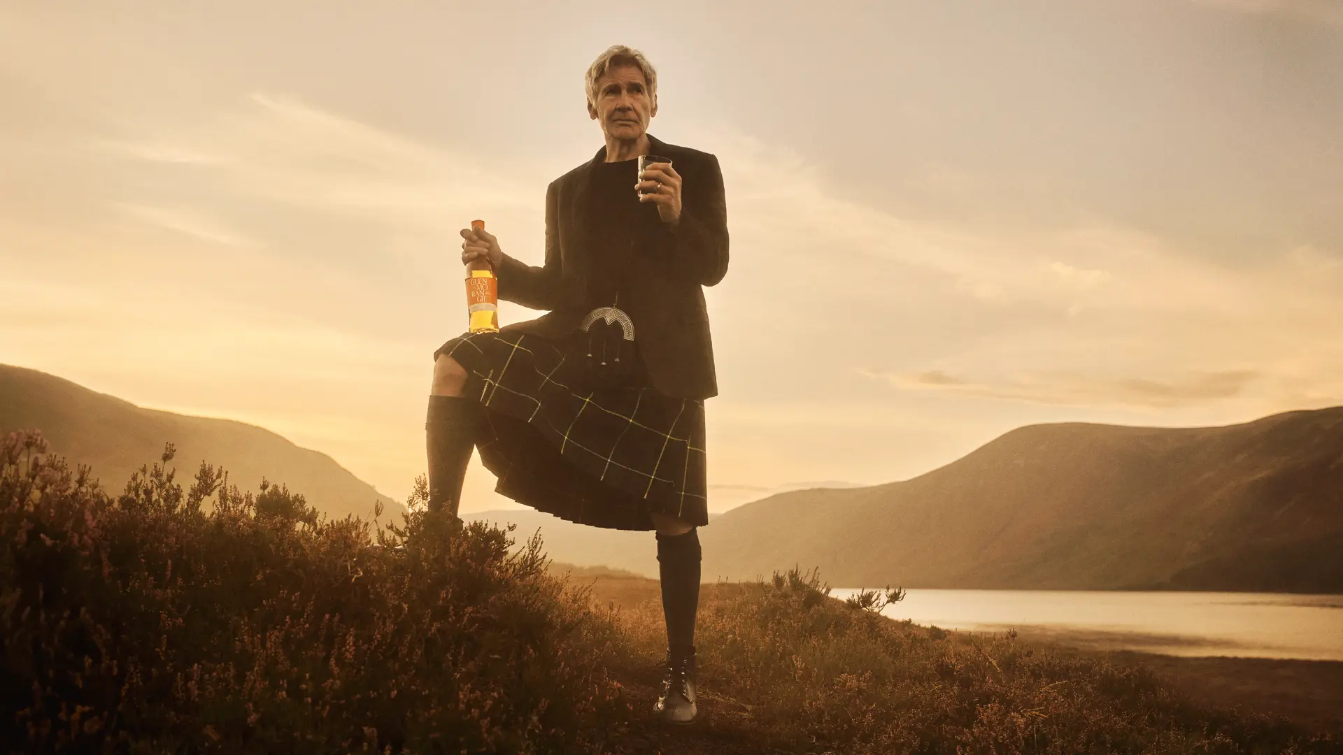 Harrison Ford wirbt für Glenmorangie Single Malt Whisky