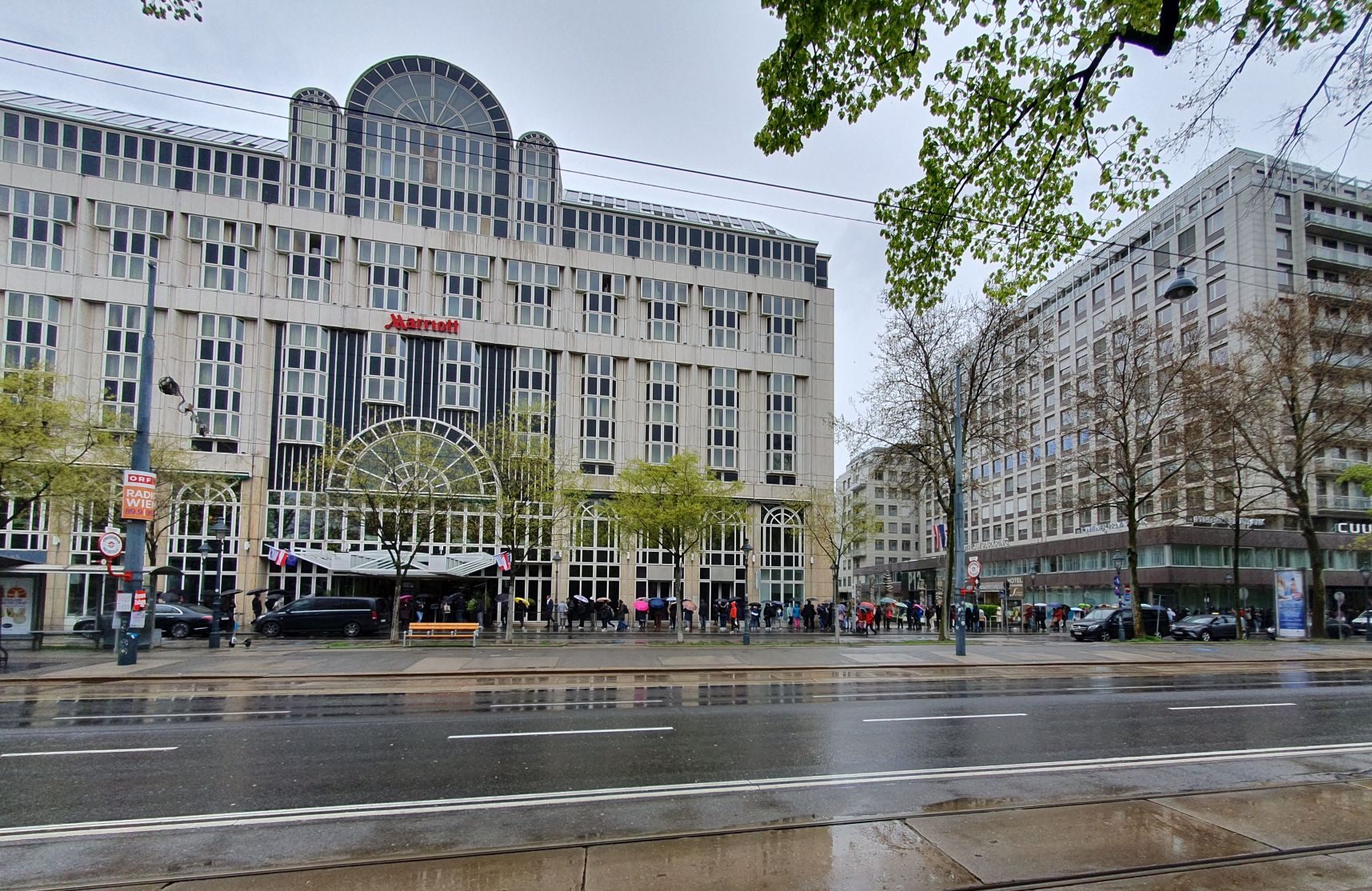 Das Marriott an der Wiener Ringstraße wechselt für mehr als 100 Millionen Euro den Besitzer. (C) Alexander Grübling