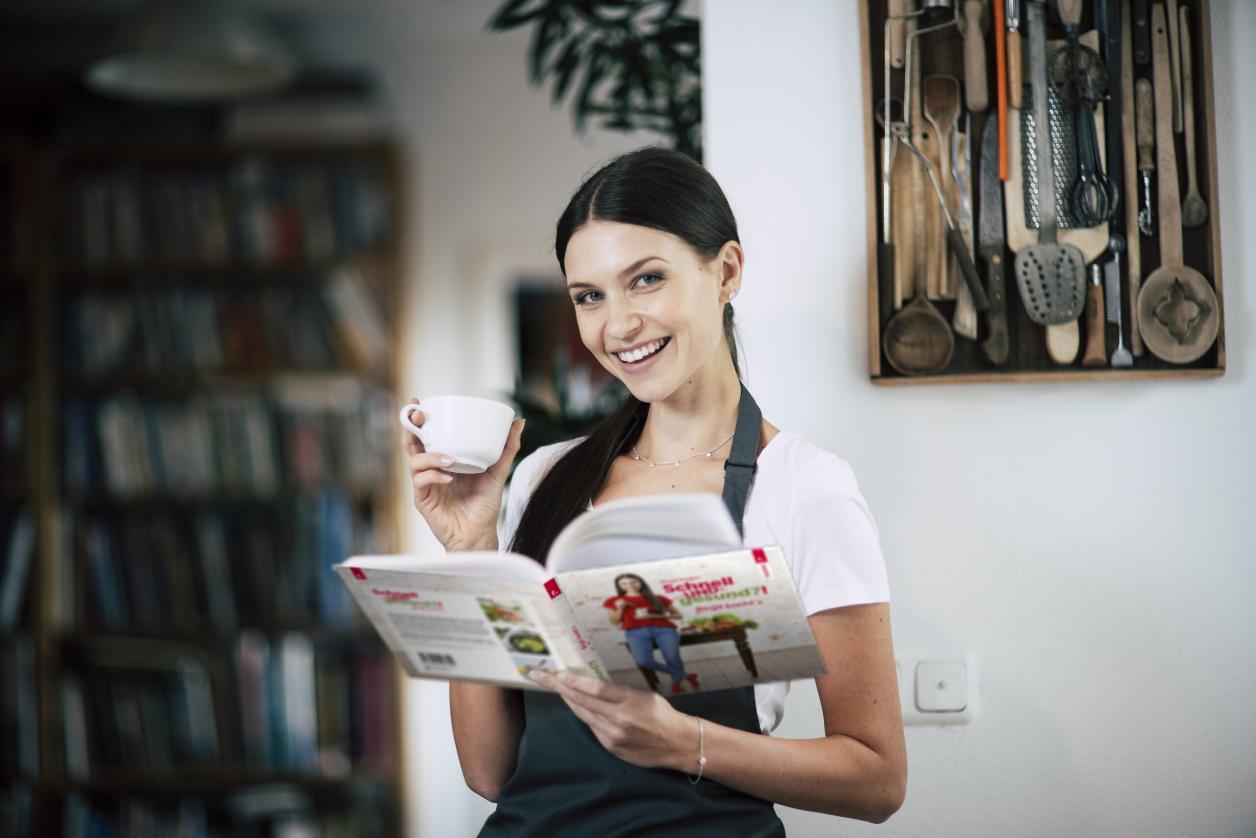 Das Buch “Schnell und gesund?! Birgit kocht’s” der Diätologin Birgit Kogler hat bei den renommierten “Gourmand World Cookbook Awards”, die kürzlich in Portugal vergeben wurden, einen dritten Platz erobert. © Bernhard Bergmann