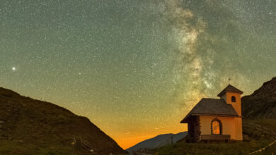 Der Sternenhimmel im Naturpark Sölktäler.