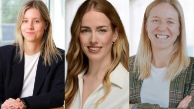 Lauranne D’Haene (links) und Eva Lunau (Mitte) verstärken das Münchner Advisory & Valuation Team verstärkt seit März 2025 als Analystinnen. Elena Berwanger. dockt in Wien an. (C) Christie & Co