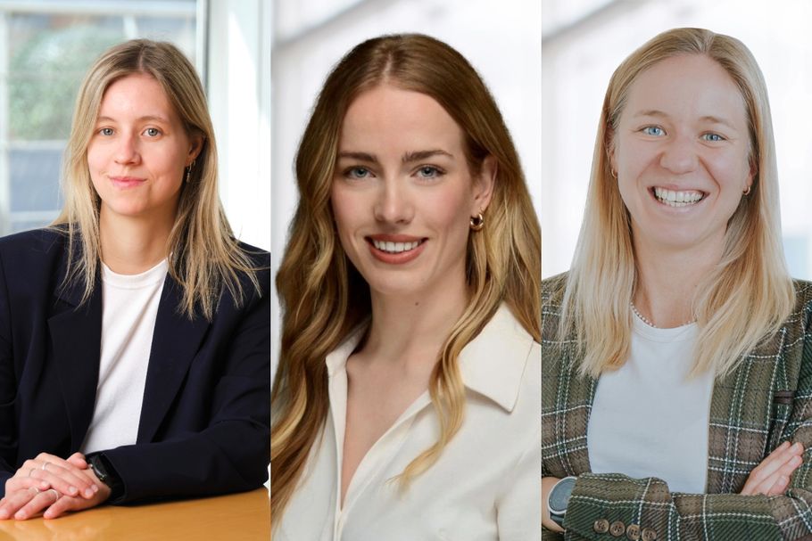 Lauranne D’Haene (links) und Eva Lunau (Mitte) verstärken das Münchner Advisory & Valuation Team verstärkt seit März 2025 als Analystinnen. Elena Berwanger. dockt in Wien an. (C) Christie & Co