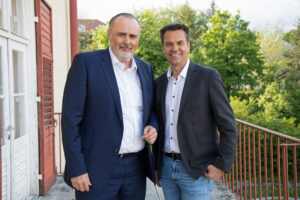Foto (v.l.n.r.): Landeshauptmann und Tourismusreferent Hans Peter Doskozil und Burgenland Tourismus-Geschäftsführer Didi Tunkel © Landesmedienservice Burgenland
