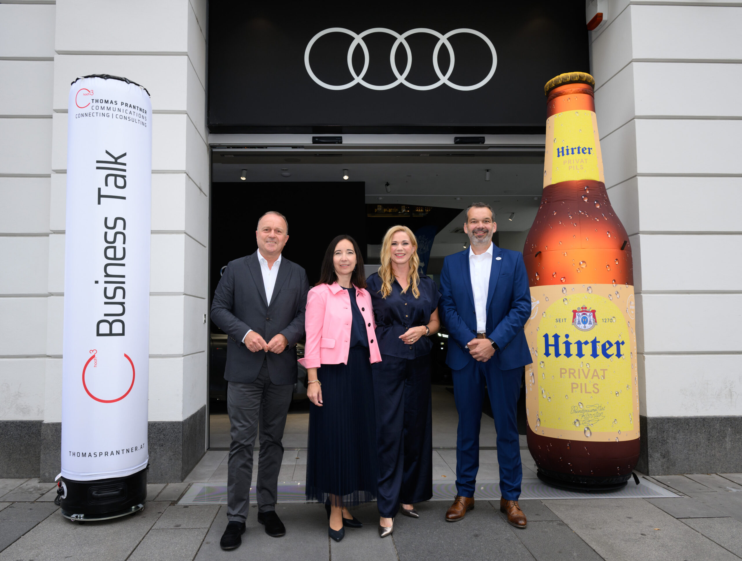 vlnr Thomas Prantner, Marlies Heinricher-Woltran, Johanna Setzer, Niki Riegler ©C3/ Hans Leitner