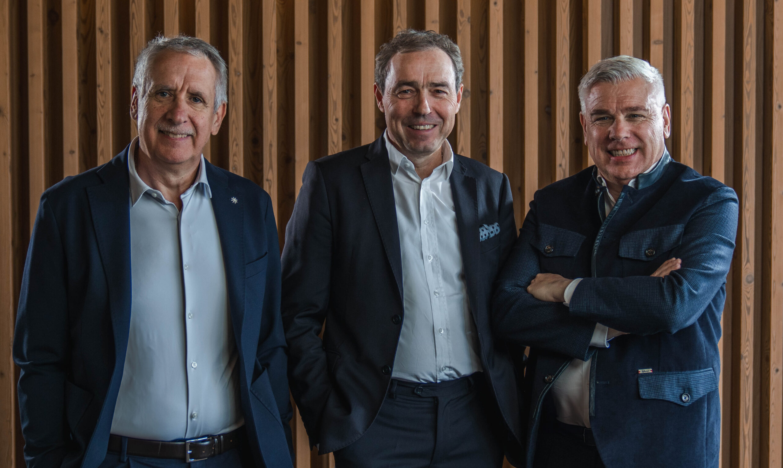 Andreas Falkensteiner (Aufsichtsratsmitglied FMTG), Otmar Michaeler (CEO FMTG) und Erich Falkensteiner (Aufsichtsratsvorsitzender FMTG) © FMTG
