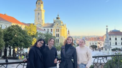 v.l.n.r Pécs Abela Alnajaffi, Livia Kolowrat, Jasmin Enengel, Sophia Waffek. © Amuse Bouche