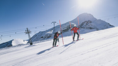 Am Kitzsteinhorn laufen die Vorbereitungen für den Skistart am 11. Oktober auf Hochtouren. © Kitzsteinhorn/ Stefanie Oberhauser