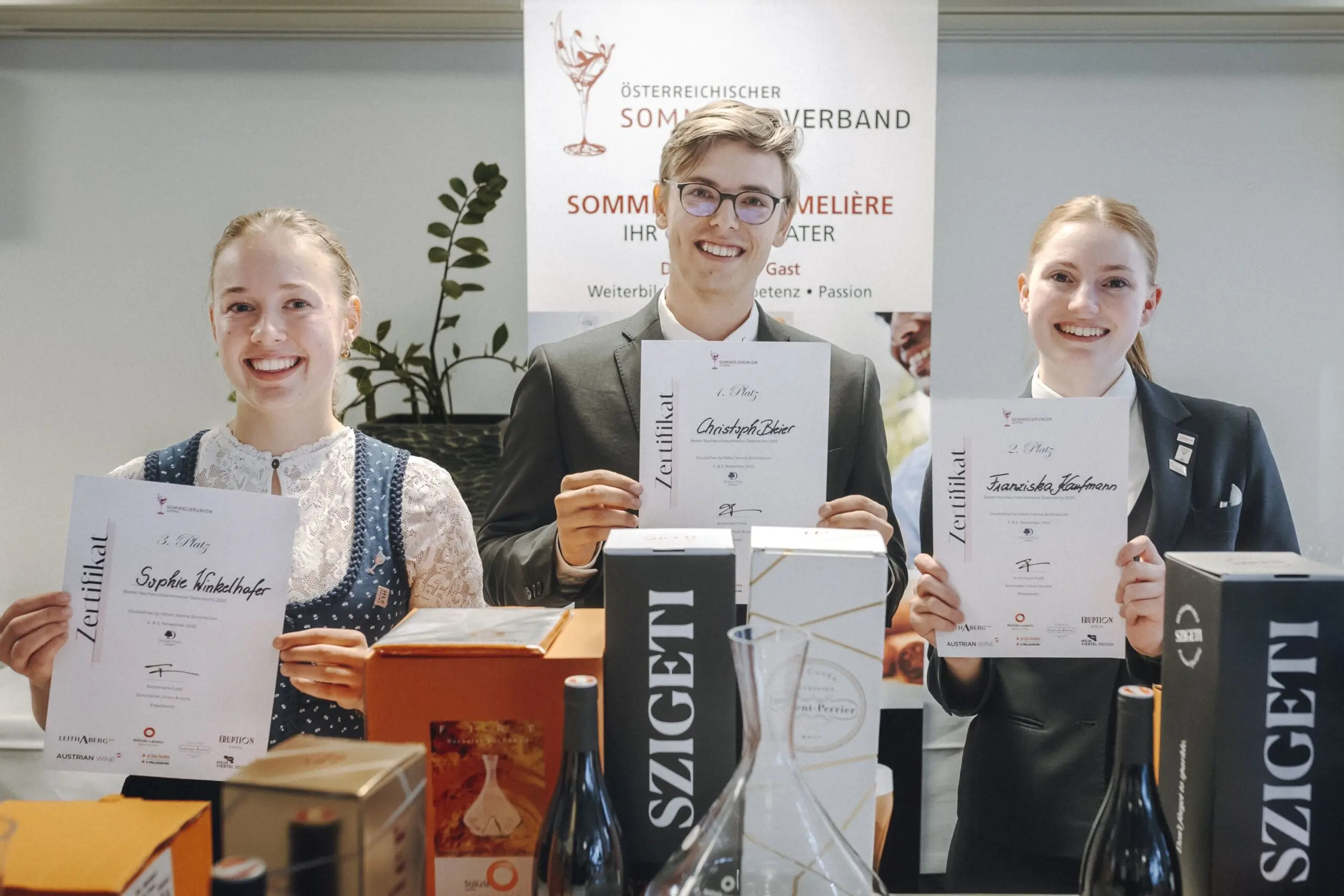 Christoph Bleier ist „Nachwuchssommelier Österreichs 2025“