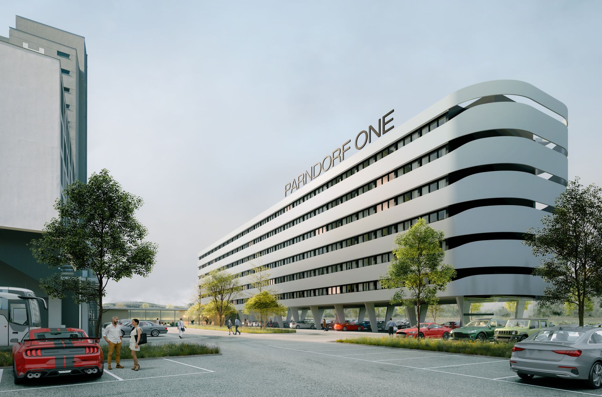 Clever: Statt sich mit einem zweiten Luxusprodukt selbst zu kannibalisieren, baut man ein Volumenmodell daneben, das die Fixkosten des Gesamtkomplexes drückt. (C) WILLL Architektur ZT GmbH