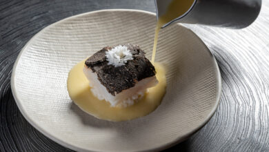 Kenner wissen: Hierbei handelt es sich um bretonischen Steinbutt auf Koshihikarireis. (C) Günter Standl / ART