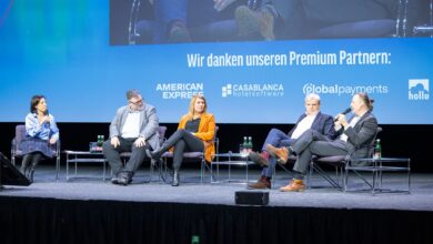 Diskutierten in Linz das Thema Bürokratie: Digitalisierungsexperte Christian Rupp, Sabine Jungwirth (Bundessprecherin Grüne Wirtschaft), Andreas Kovar (Politikberater) und Johannes Scheiblauer, ÖHV-Landesvorsitzender NÖ.