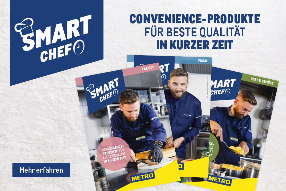 Beste Qualität in kurzer Zeit: METRO Österreich steigert mit SMART CHEF die Effizienz in Profiküchen
