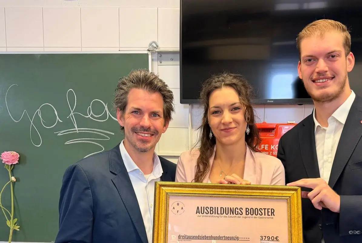Stipendium für Nachwuchstalent in der Wiener Gastronomie
