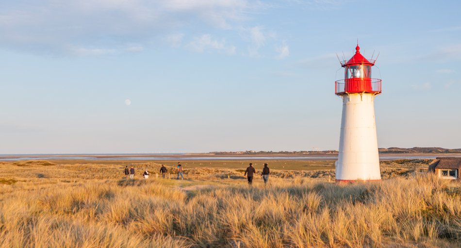Abendstimmung am Leuchtturm List auf Sylt