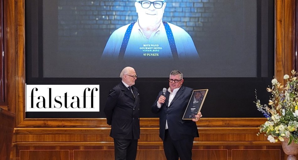 Ehre, wem Ehre gebührt! Joschi Walch vom Rote Wand Gourmet Hotel für das „Lebenswerk“ geehrt