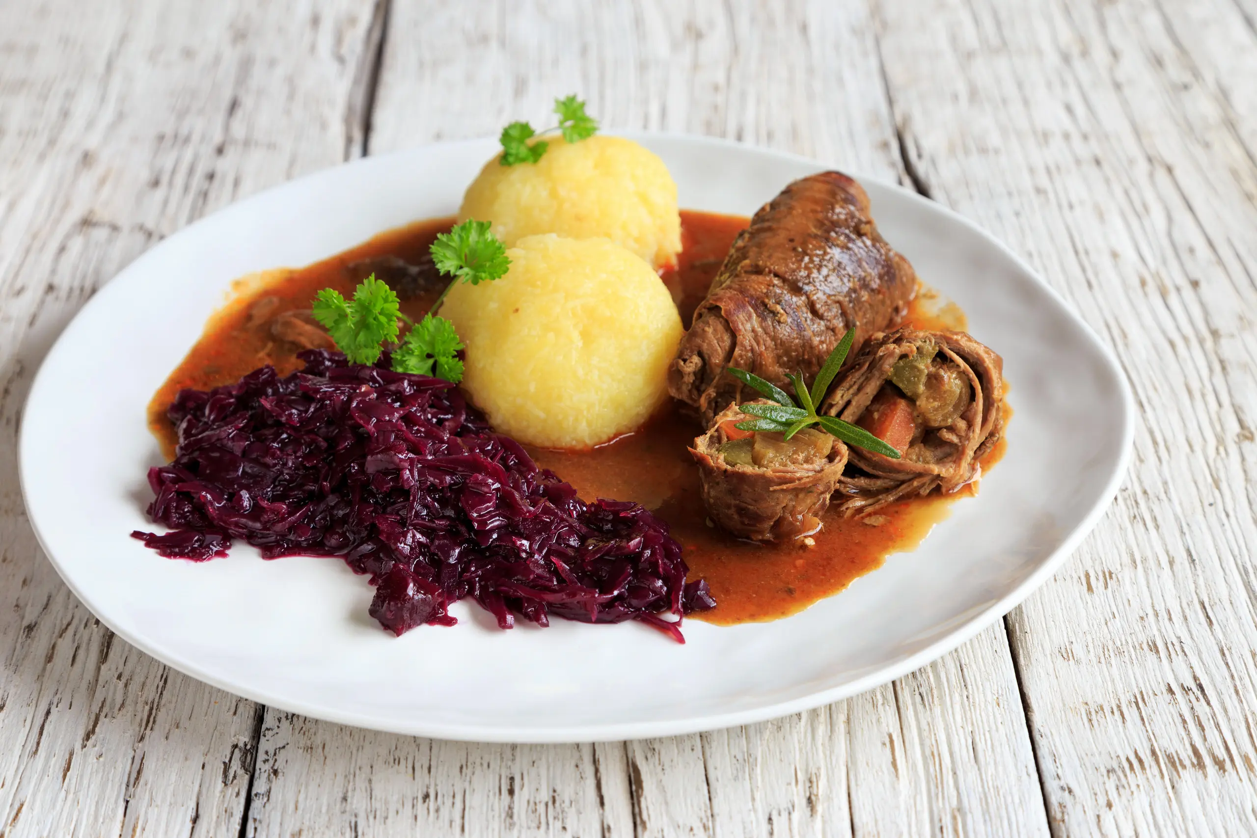Die Beilage trinkt mit