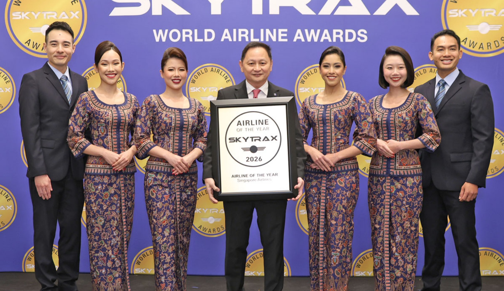 Singapore Airlines gewinnt die „Skytrax World Airline Awards“