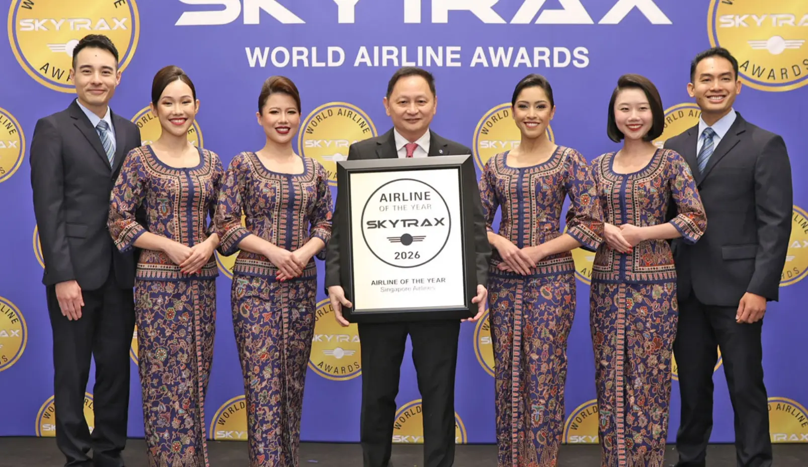 Singapore Airlines gewinnt die „Skytrax World Airline Awards“