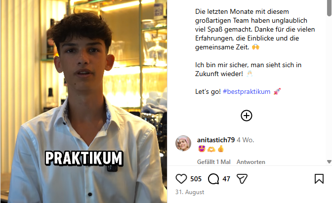 Praktikums-Videos verdoppeln die Klicks