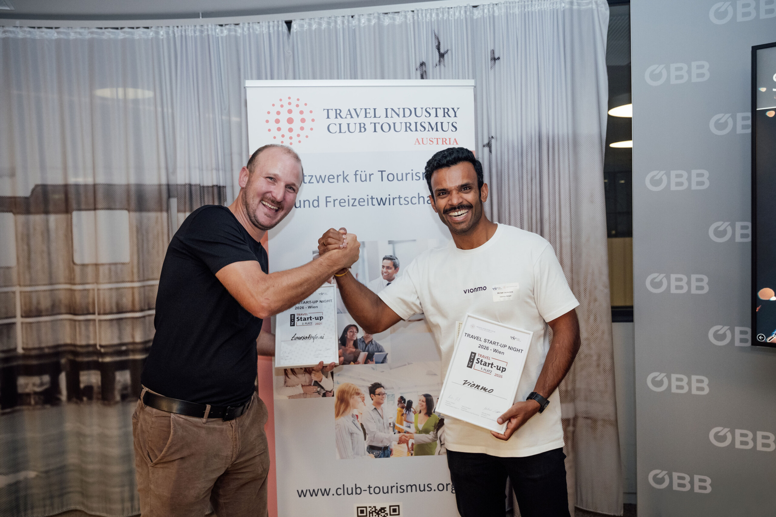 Vionmo gewinnt Travel Start-up Night