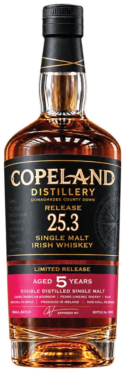 Copeland Distillery Copeland Release 25,3 Single Malt Irish Whiskey aged 5 Years
