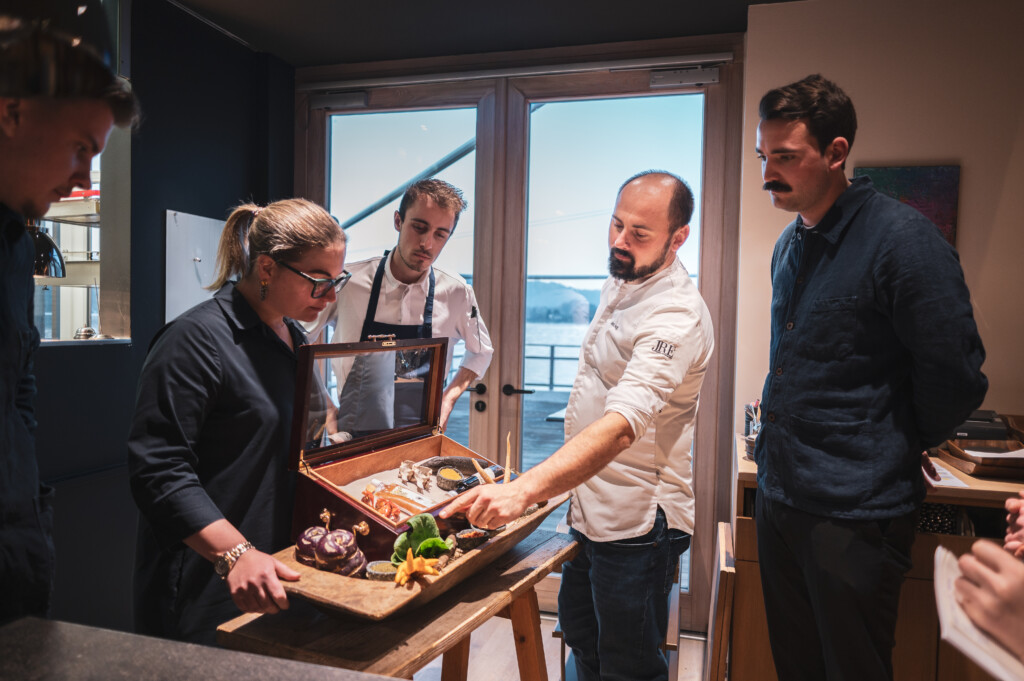 Menü-Besprechung Restaurant Das Bootshaus, Lukas Nagl